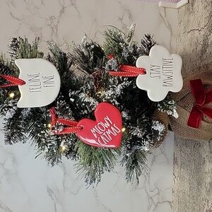 Rae Dunn Cat Christmas Ornaments